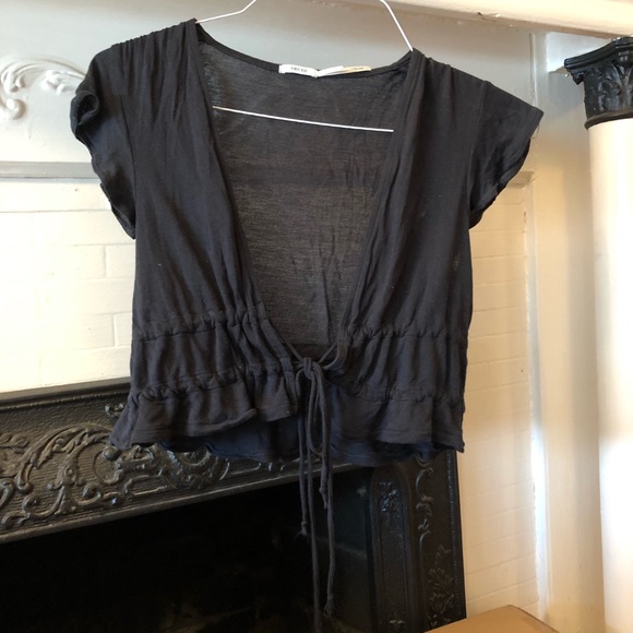 Black Tie Top - Picture 1 of 3